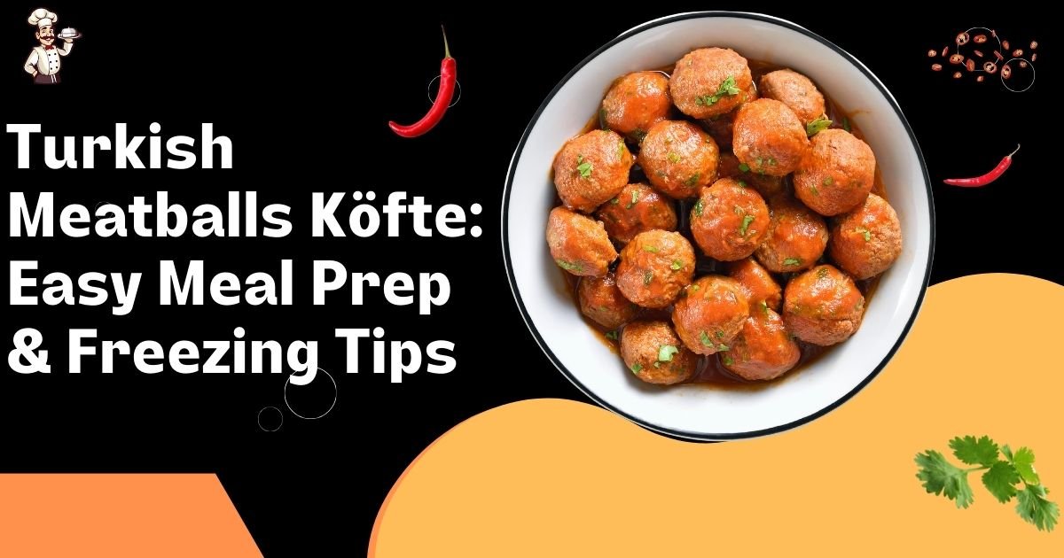 Turkish Meatballs Köfte: Easy Meal Prep & Freezing Tips