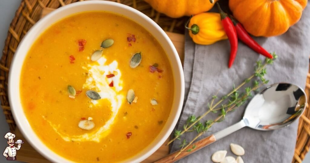 Spicy Creamy Pumpkin Soup