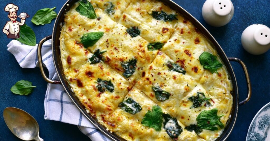 Spinach Mushroom Layer: